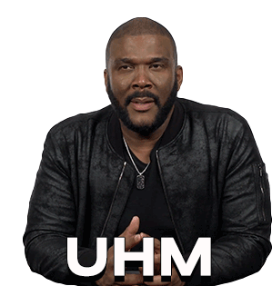 Uhm Tyler Perry Sticker - Uhm Tyler Perry Thinking Stickers
