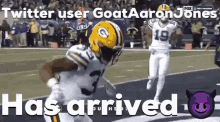 Goat Aaron Jones Packers GIF