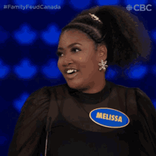 Uh Oh Melissa GIF - Uh Oh Melissa Family Feud Canada GIFs