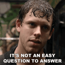 Its Not An Easy Question To Answer Corey Vidal GIF - Its Not An Easy Question To Answer Corey Vidal Not Easy To Answer GIFs