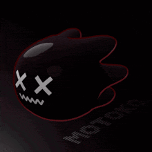 a black object with white x 's on it