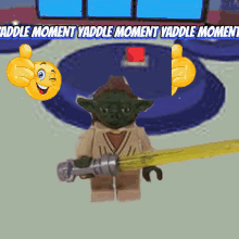 Yaddle Yaddle Moment GIF - Yaddle Yaddle Moment Lego Star Wars GIFs