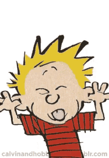 Calvin And Hobbes Funny Faces GIF - Calvin And Hobbes Funny Faces Emotions GIFs