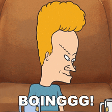 Boinggg Beavis GIF - Boinggg Beavis Mike Judge GIFs