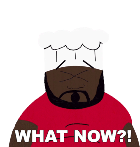 What Now Jerome Chef Mcelroy Sticker - What Now Jerome Chef Mcelroy South Park Stickers