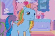 flip hair mlp my little pony cute rainbow