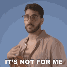 Its Not For Me Rudy Ayoub GIF - Its Not For Me Rudy Ayoub Im Not Interested In It GIFs