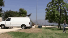 Leap Of Faith GIF - Dog Jumping Van GIFs