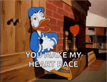 Heart Eyes Donald Duck GIF - Heart Eyes Donald Duck Love GIFs