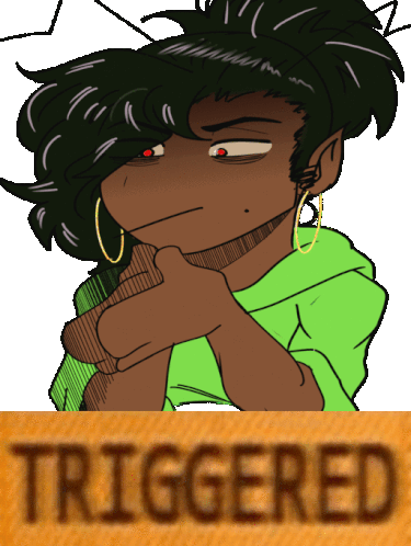 Triggered Trigger Sticker - Triggered Trigger Stickers