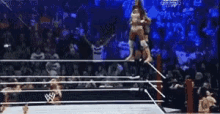Eve Torres Jump Off GIF - Eve Torres Jump Off Wwe GIFs