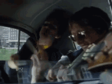 Playing Music On The Road GIF - Playing Music On The Road Having Fun GIFs