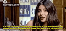 it 's a lot of work to convince another part of the world that indian actors are not just jokes who break into dance .