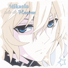 a drawing of a person with the words mikacja solo dd heaven