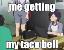 hataraku maousama taco bell maousama anime lucifer