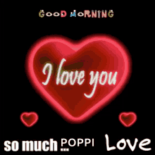 I Love You Poppi Good Morning Poppi GIF - I Love You Poppi Good Morning Poppi Heart GIFs