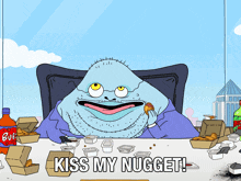 Kiss My Nugget The Ceo Of Insane Groundbreaking Games GIF - Kiss My Nugget The Ceo Of Insane Groundbreaking Games Smiling Friends GIFs