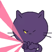 Binoh Chaos Cat Sticker