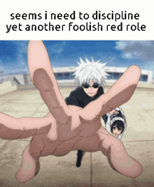 Gojo Red Role GIF - Gojo Red Role Red Name GIFs