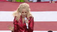 Superbowl National Anthem GIF - Superbowl National Anthem Lady Gaga GIFs