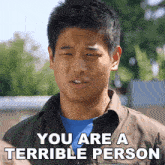 You Are A Terrible Person Frank GIF - You Are A Terrible Person Frank Ki Hong Lee GIFs