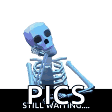 Waiting Skeleton GIF - Waiting Skeleton Still GIFs