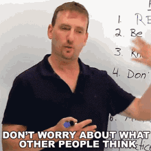 Dont Worry About What Other People Think Learn English With Adam GIF - Dont Worry About What Other People Think Learn English With Adam Adam GIFs