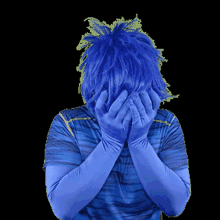 blueredduet crying cries sad blue