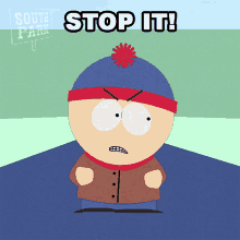 Stop It Stan Marsh GIF - Stop It Stan Marsh South Park GIFs