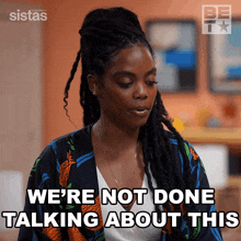 Were Not Done Talking About This Sabrina Hollins GIF