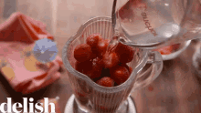 delish magazine strawberry blender shake