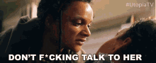 Dont Fucking Talking To Her Jessica Hyde GIF - Dont Fucking Talking To Her Jessica Hyde Sasha Lane GIFs