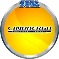 the logo for sega lindbergh universal cabinets