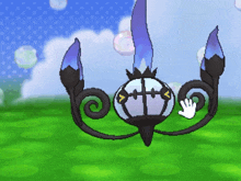 a cartoon drawing of a lantern with a hand reaching out