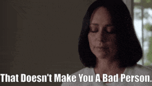911 Show Maddie Buckley GIF - 911 Show Maddie Buckley That Doesnt Make You A Bad Person GIFs