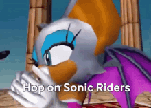 sonic nux nux jaw rox hop on sonic riders