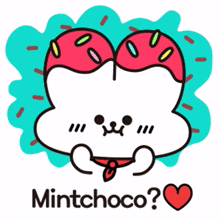 dessert craving sweet tooth mintchoco heart