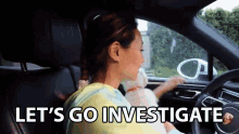 Lets Go Investigate Elizabeth Chang GIF - Lets Go Investigate Elizabeth Chang Lizzy Capri GIFs