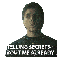 Telling Secrets About Me Already Lukas Gage Sticker