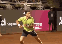 pedro martinez forehand slice squash shot tennis espana