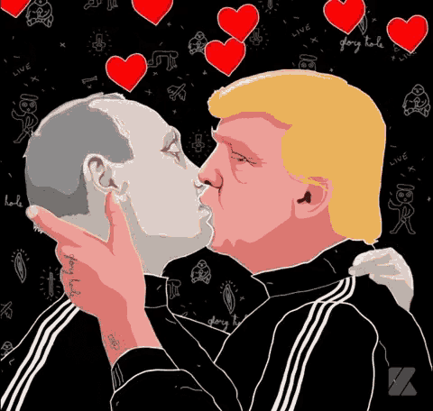 trump-trump-kissing.gif