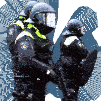 Cops Police Sticker - Cops Police In Blue Stickers