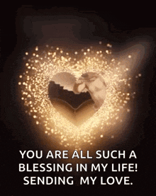 a greeting card that says you are all such a blessing in my life