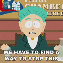 we have to find a way to stop this mayor mcdaniels south park south park city people south park s25e3