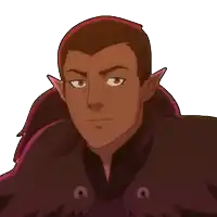 a cartoon character with a surprised look on his face and the words huh on the bottom right