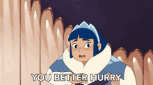 Youre Going To Be Late You Better Hurry Frosta GIF