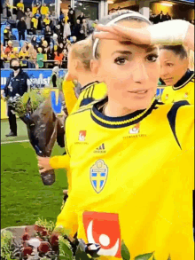 Kosovare Asllani Asllani GIF - Kosovare Asllani Asllani Real Madrid Femenino GIFs