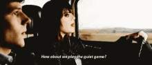 How About We Play Quiet Game GIF - How About We Play Quiet Game Zombieland GIFs