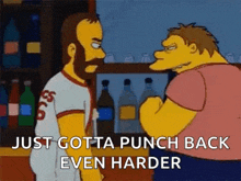Knocked Out Simpsons GIF - Knocked Out Simpsons Punch GIFs