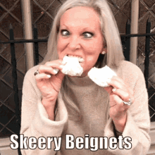 Skeery Beignets GIF - Skeery Beignets Sugar GIFs